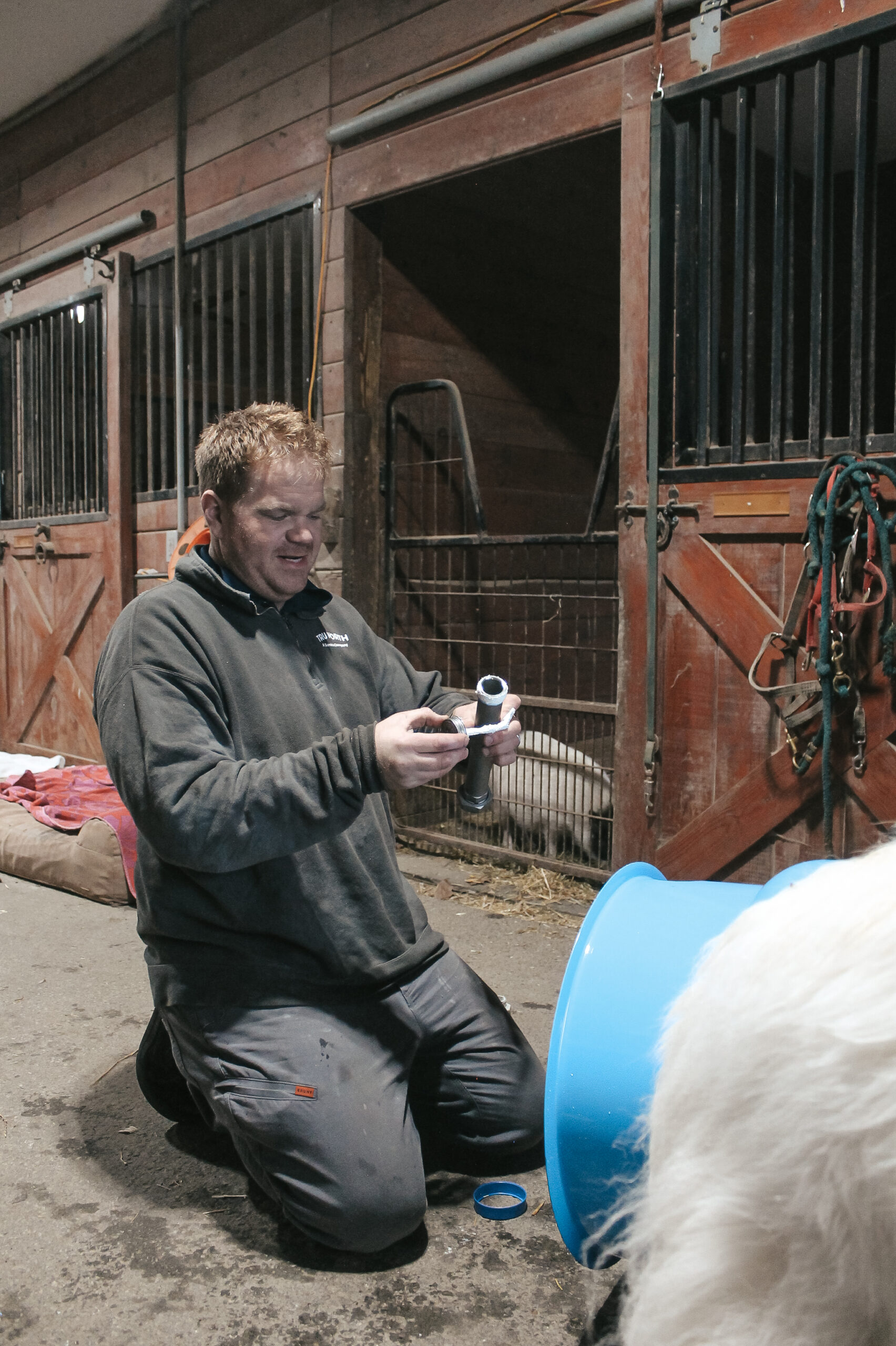 Tru north employee working